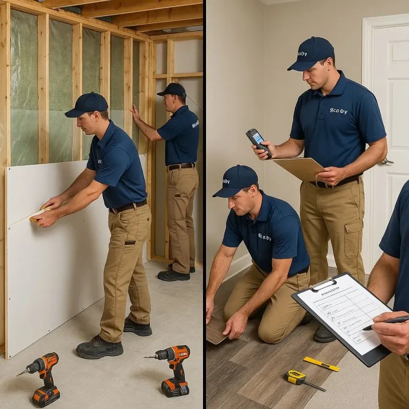 Repairs and Reconstruction process in Long Lake, MN